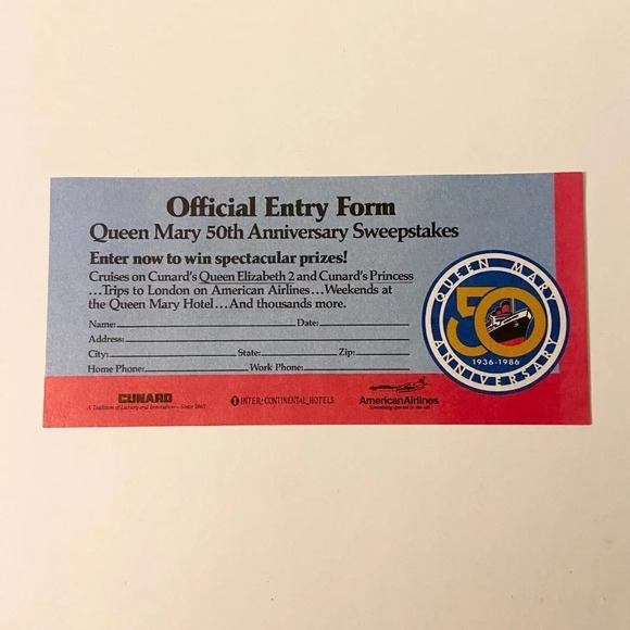 Vintage 80s Queen Mary and the Spruce Goose Brochures Pamphlets Guide Map - Picture 12 of 16